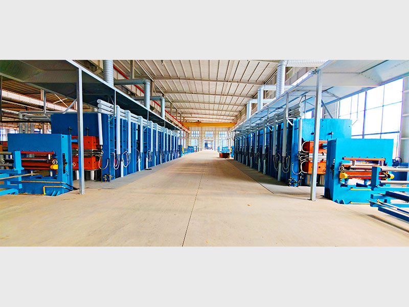 Fabric conveyor belt manufacturing line 